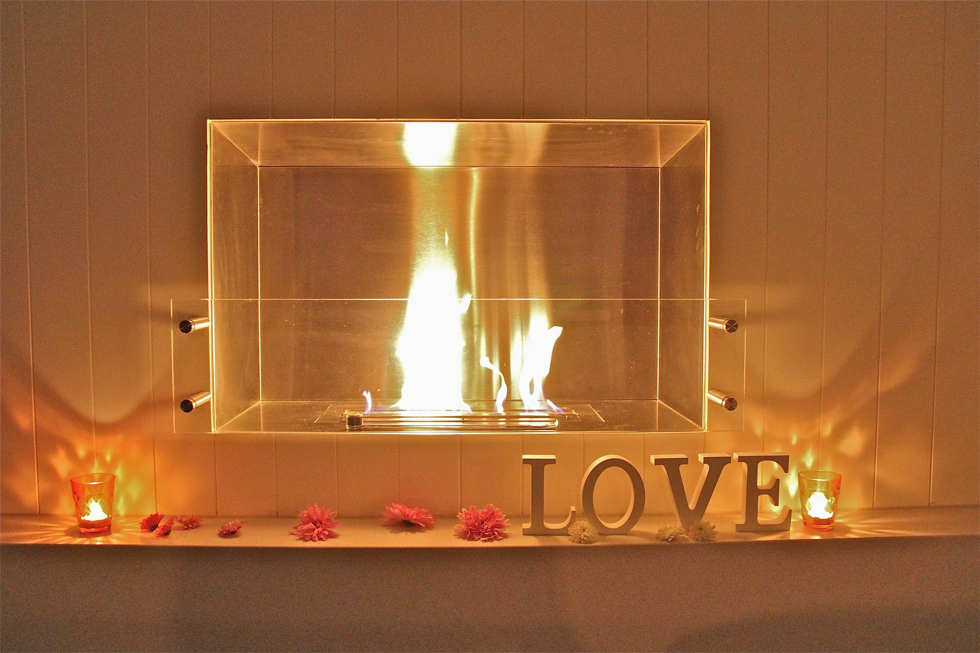 Altitude On Монтвилл Экстерьер фото A bioethanol fireplace